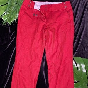 LOFT Red Skinny Pant